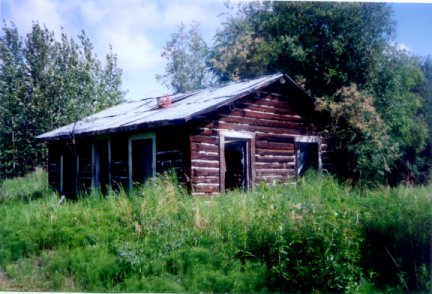 Cabin in the restoration project