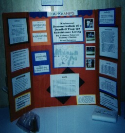 Pictures of Past Science Fair Projects