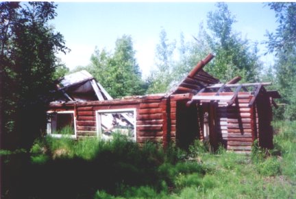 Cabin in the restoration project