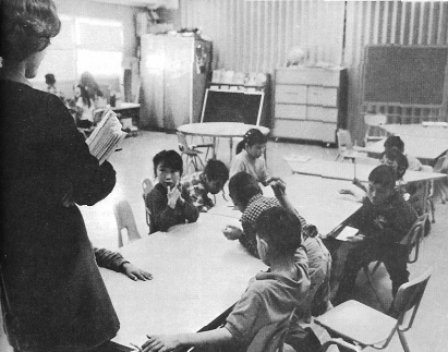 First grade in the BIA school in the village of Kwethluk.