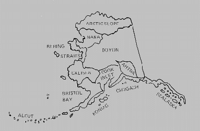 map of ANCSA regions