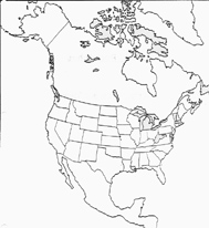 map of North America