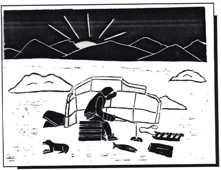 ice fishing